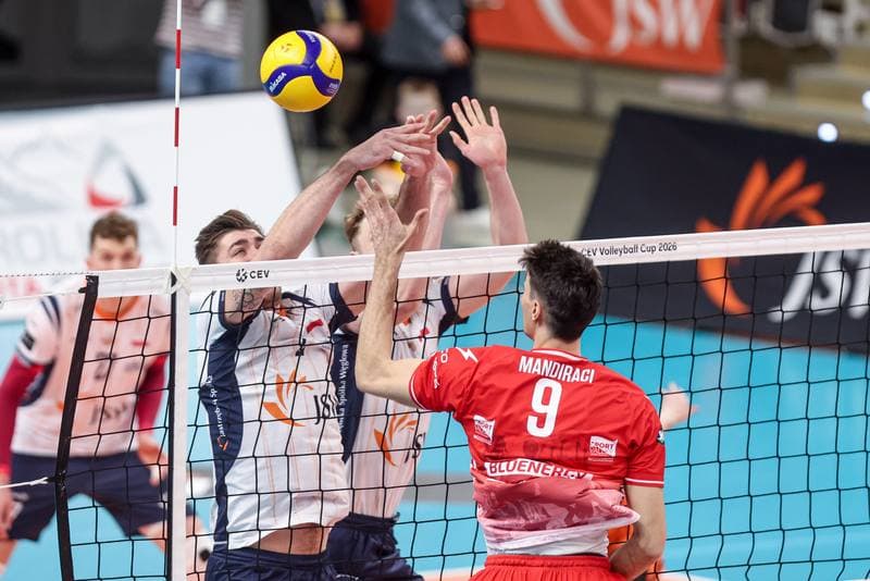 Volleyball. CEV Cup. JSW Jastrzebski Wegiel - Gas Sales Bluenergy Piacenza. 10.02.2026