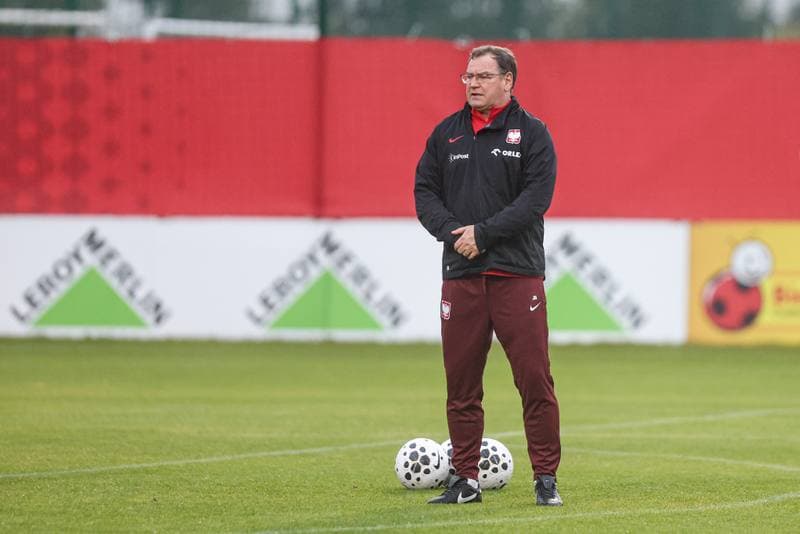 Football. Poland national team. Training. 07.10.2025