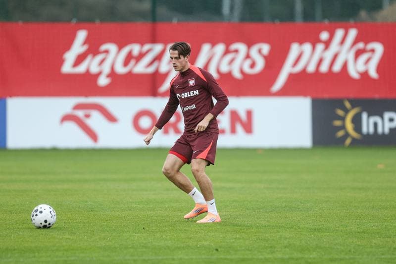 Football. Poland national team. Training. 07.10.2025