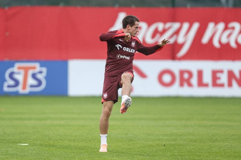 Football. Poland national team. Training. 07.10.2025