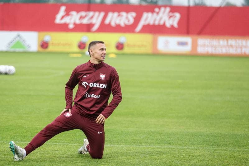 Football. Poland national team. Training. 07.10.2025