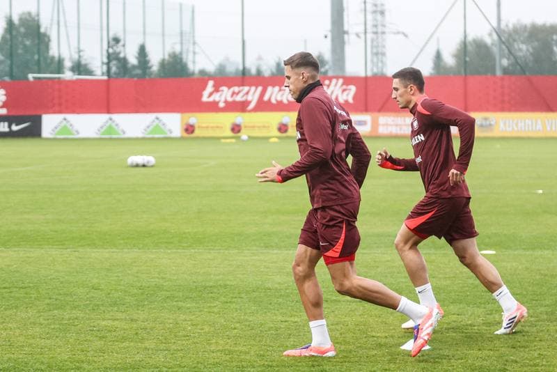 Football. Poland national team. Training. 07.10.2025