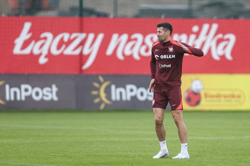 Football. Poland national team. Training. 07.10.2025