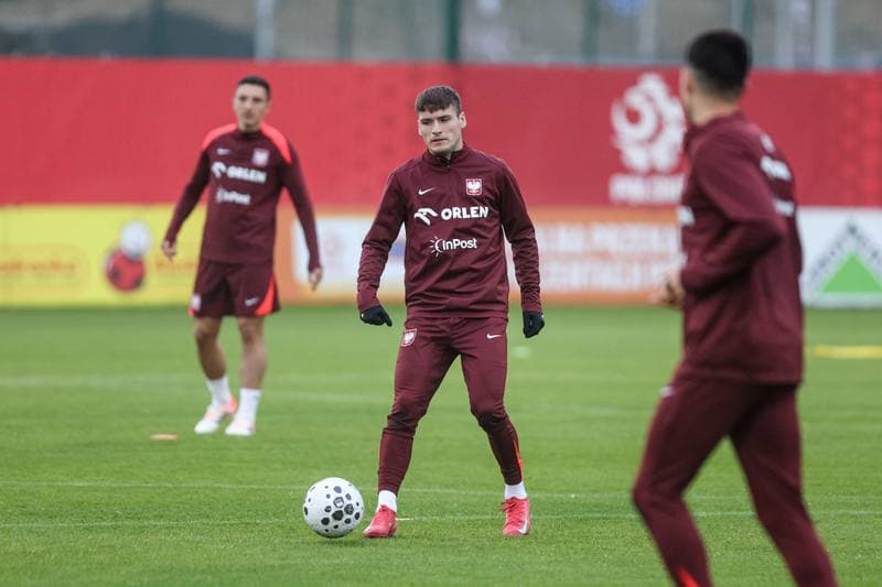 Football. Poland national team. Training. 07.10.2025