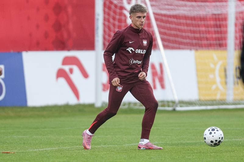 Football. Poland national team. Training. 07.10.2025