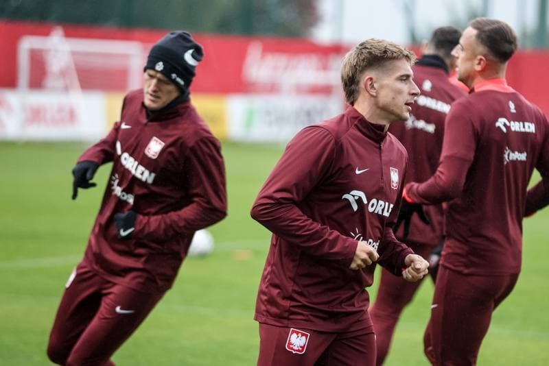 Football. Poland national team. Training. 07.10.2025