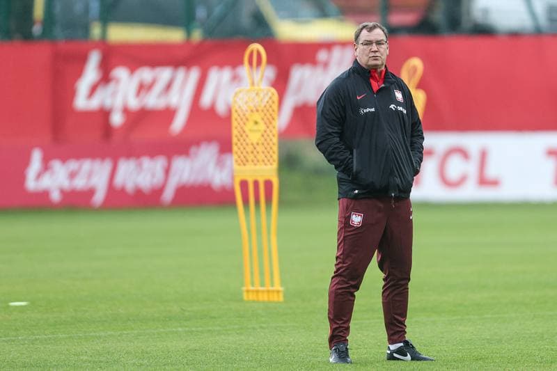 Football. Poland national team. Training. 07.10.2025