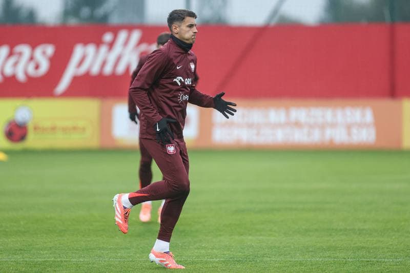 Football. Poland national team. Training. 07.10.2025