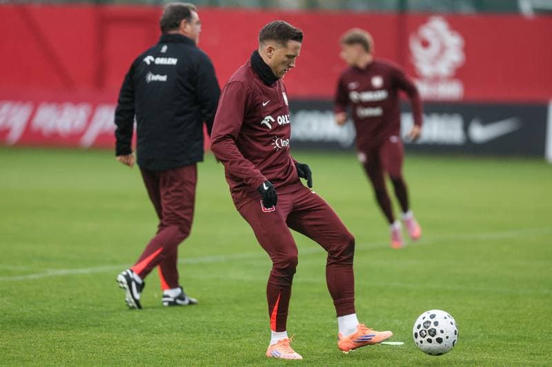 Football. Poland national team. Training. 07.10.2025