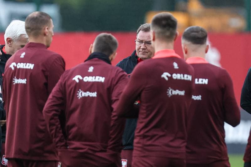Football. Poland national team. Training. 07.10.2025