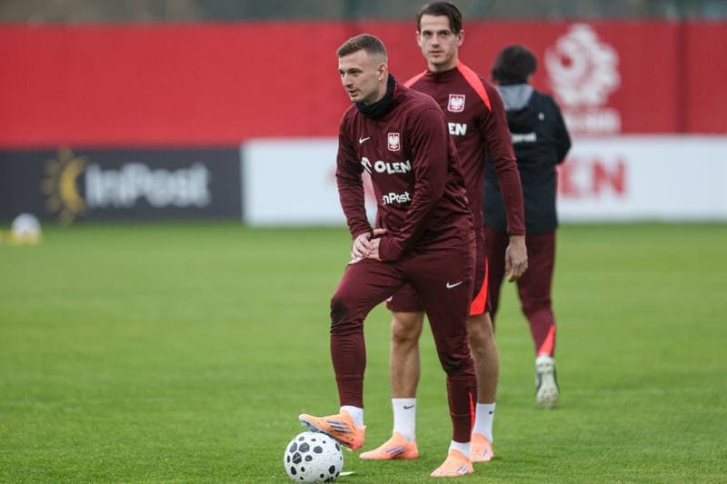 Football. Poland national team. Training. 07.10.2025