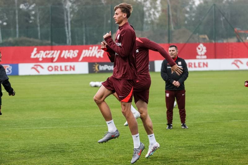 Football. Poland national team. Training. 07.10.2025