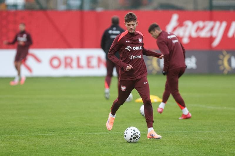 Football. Poland national team. Training. 07.10.2025