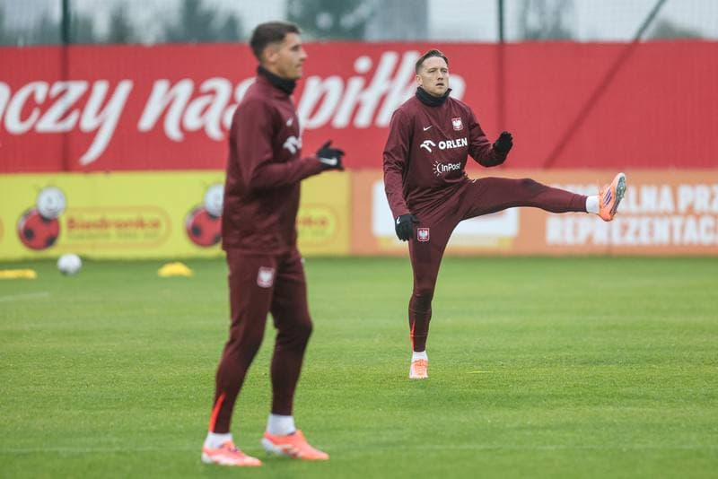Football. Poland national team. Training. 07.10.2025