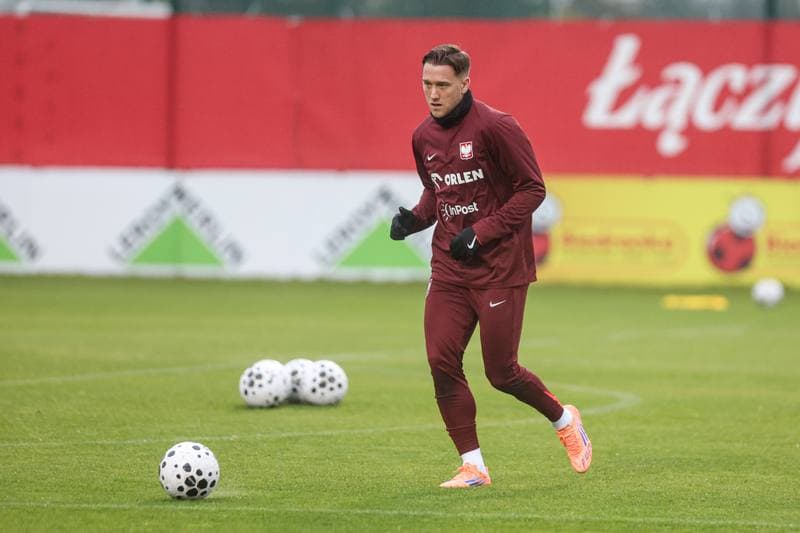 Football. Poland national team. Training. 07.10.2025