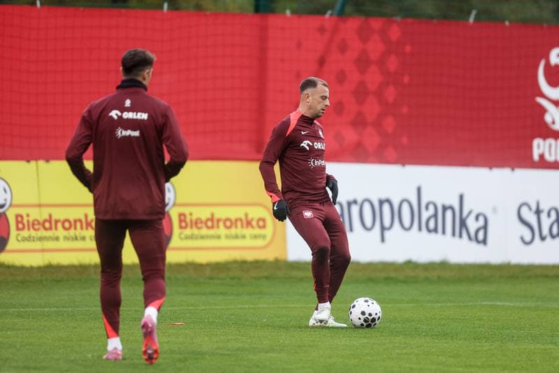 Football. Poland national team. Training. 07.10.2025