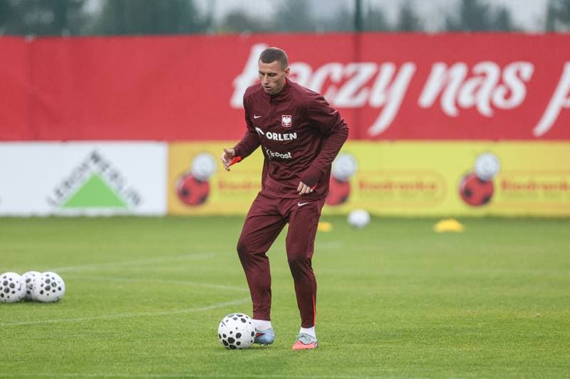 Football. Poland national team. Training. 07.10.2025