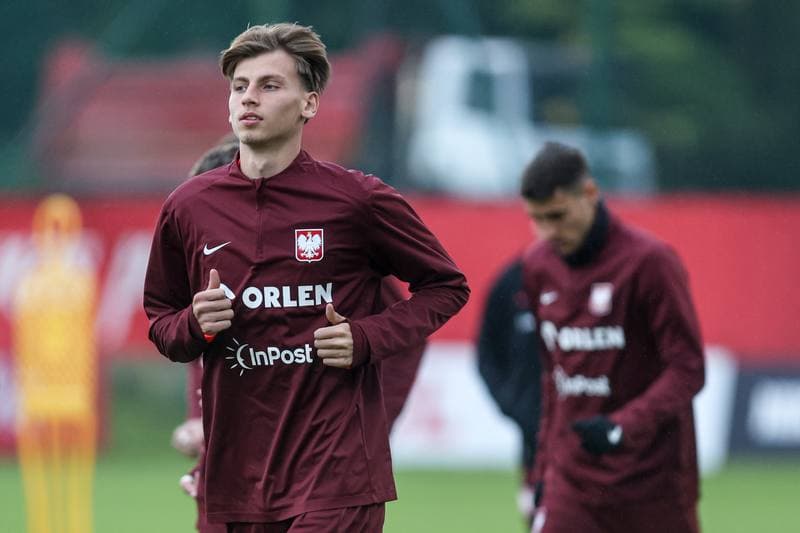 Football. Poland national team. Training. 07.10.2025