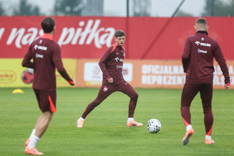 Football. Poland national team. Training. 07.10.2025