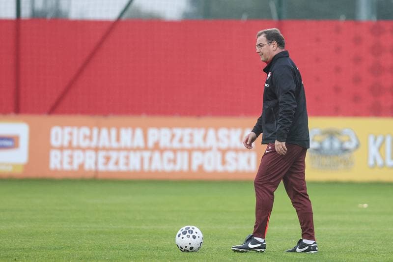Football. Poland national team. Training. 07.10.2025
