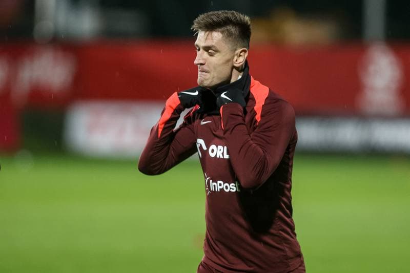 Football. Poland national team. Training. 06.10.2025