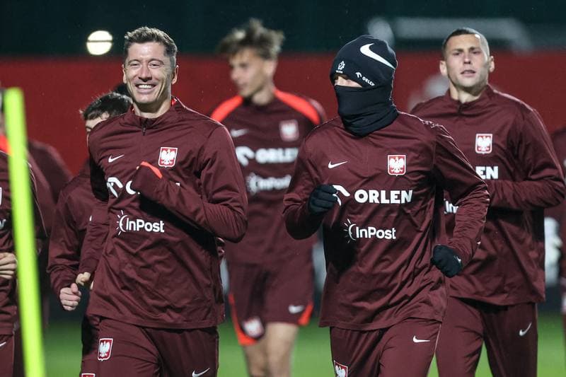 Football. Poland national team. Training. 06.10.2025