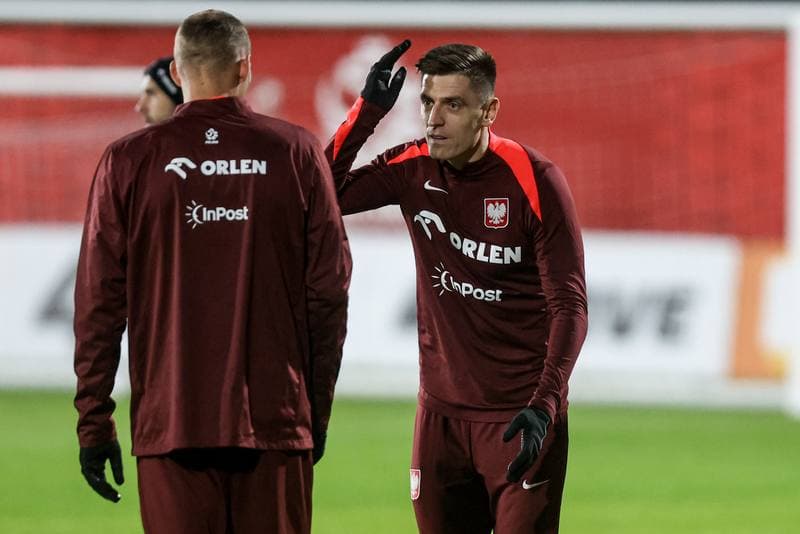 Football. Poland national team. Training. 06.10.2025