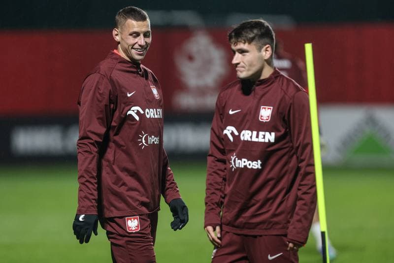Football. Poland national team. Training. 06.10.2025