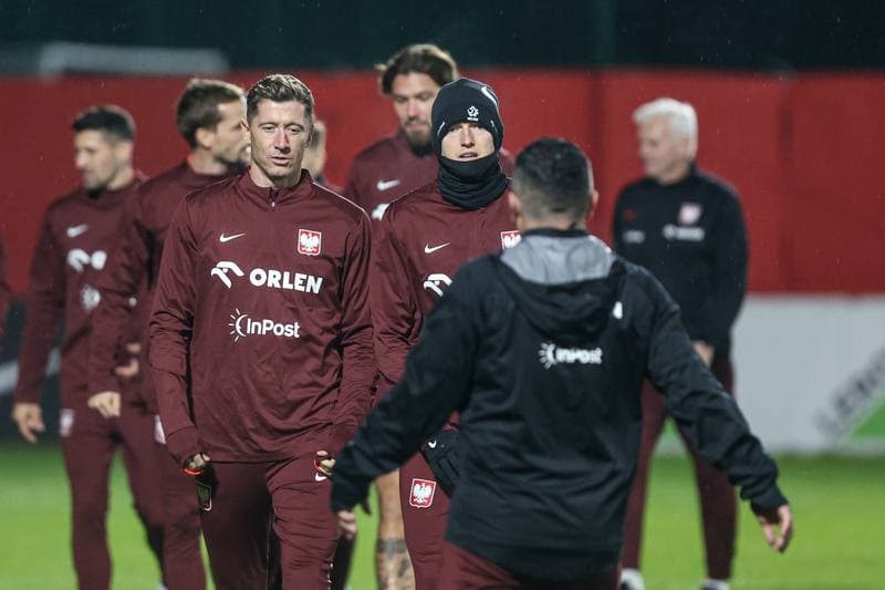 Football. Poland national team. Training. 06.10.2025