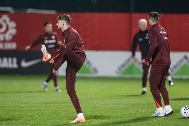 Football. Poland national team. Training. 06.10.2025