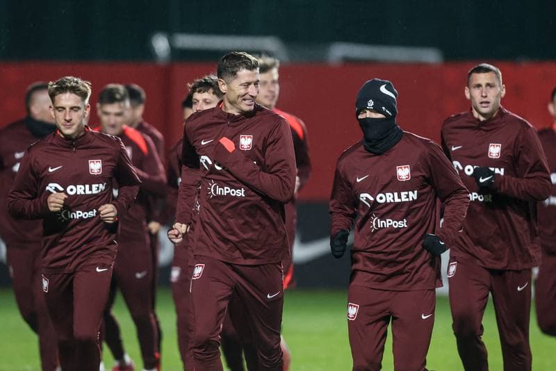 Football. Poland national team. Training. 06.10.2025
