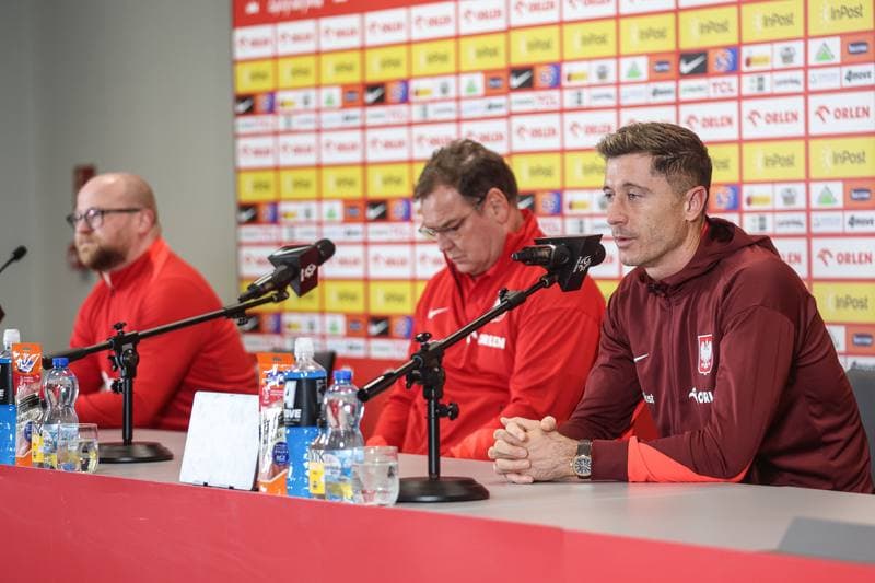 Football. Poland national team. Press Conference. 06.10.2025