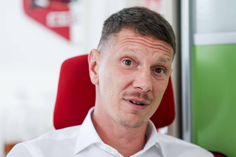 Football. Slavia Prague. Press Conference. 17.09.2025