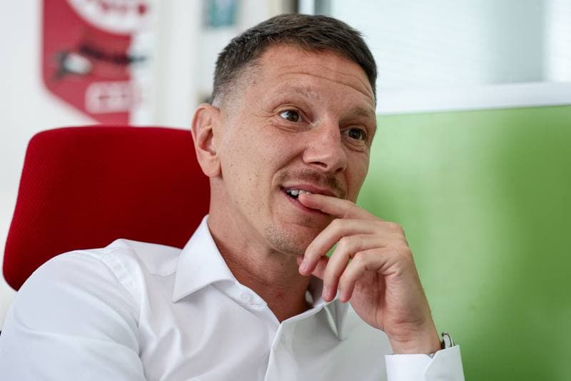 Football. Slavia Prague. Press Conference. 17.09.2025
