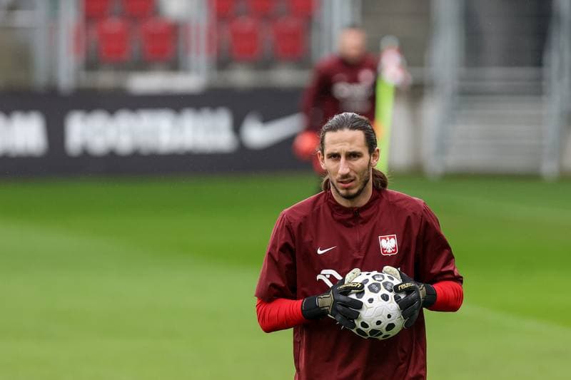 Football. Poland national team. Training. 10.10.2025