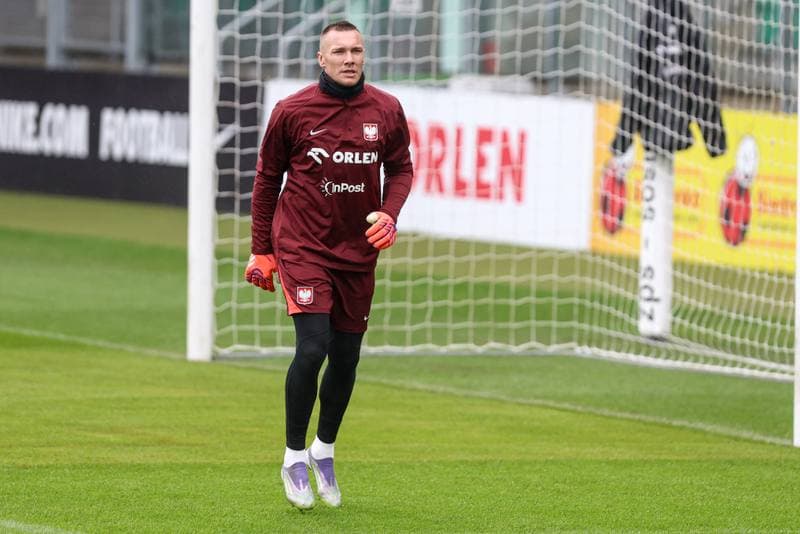Football. Poland national team. Training. 10.10.2025