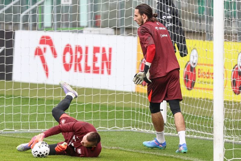 Football. Poland national team. Training. 10.10.2025