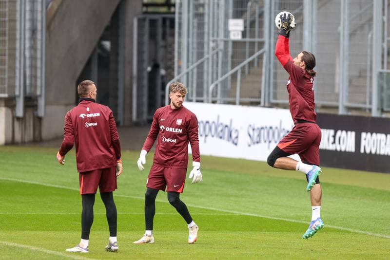 Football. Poland national team. Training. 10.10.2025