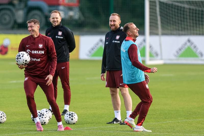 Football. Poland national team. Training. 08.10.2025