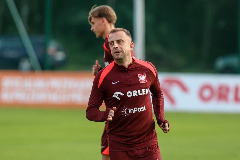 Football. Poland national team. Training. 08.10.2025