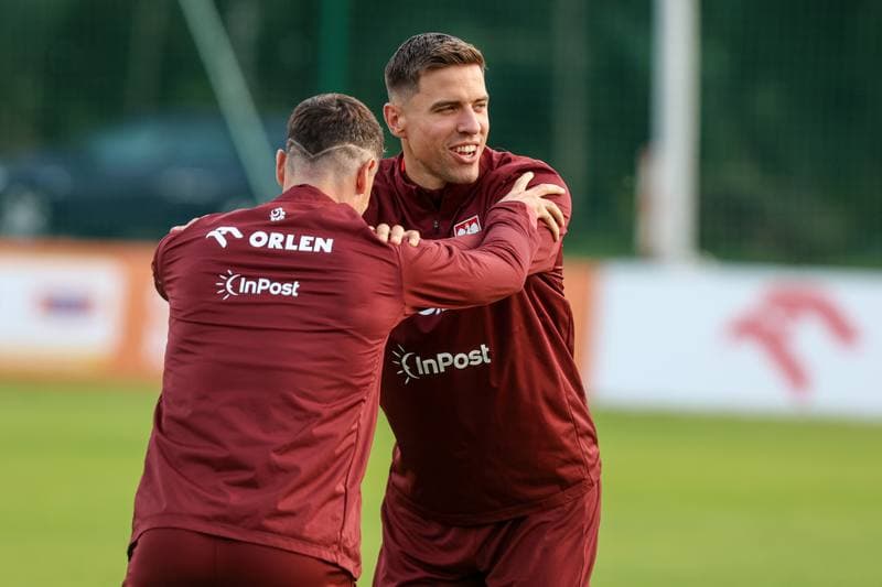 Football. Poland national team. Training. 08.10.2025