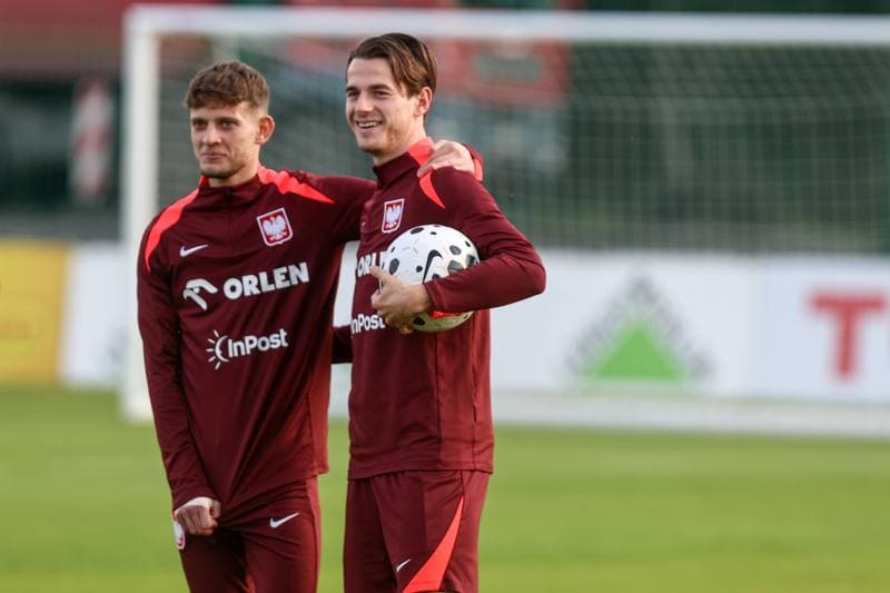 Football. Poland national team. Training. 08.10.2025