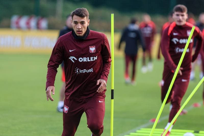 Football. Poland national team. Training. 08.10.2025