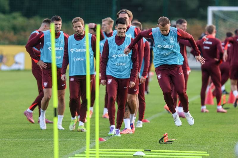 Football. Poland national team. Training. 08.10.2025