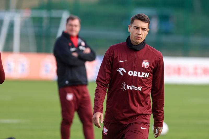 Football. Poland national team. Training. 08.10.2025