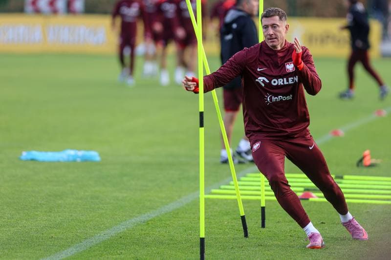 Football. Poland national team. Training. 08.10.2025