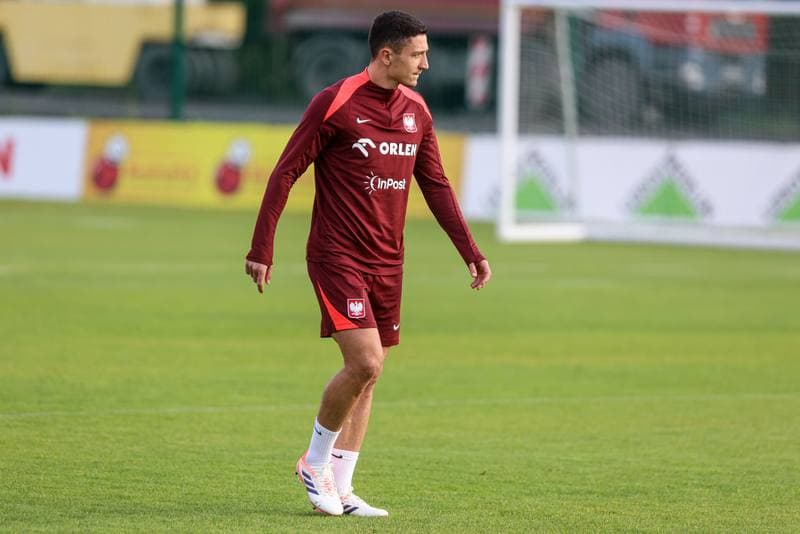 Football. Poland national team. Training. 08.10.2025