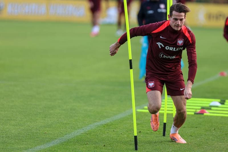 Football. Poland national team. Training. 08.10.2025