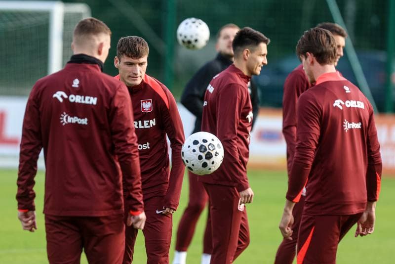 Football. Poland national team. Training. 08.10.2025