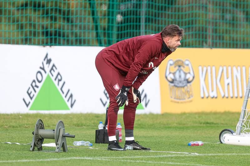 Football. Poland national team. Training. 08.10.2025